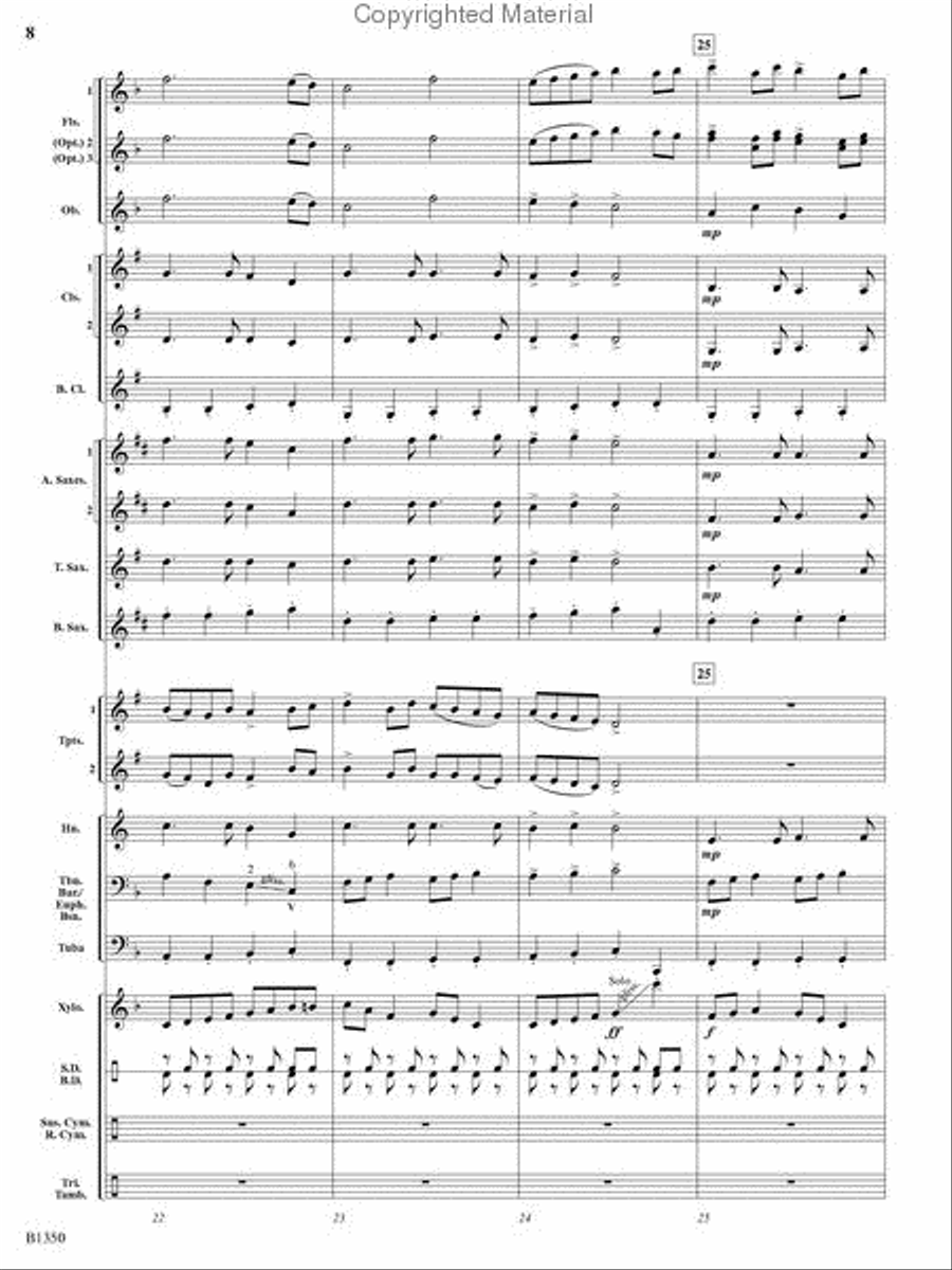 Flutopia Concert Band scores gallery preview page 7
