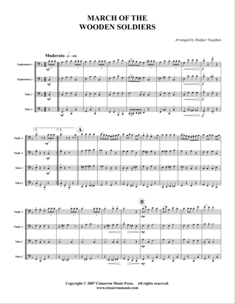 March of the Wooden Soldiers EETT scores gallery preview page 1