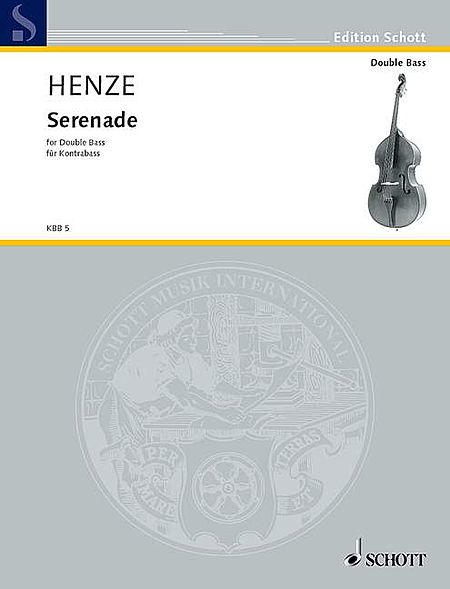 Serenade for Double Bass by Hans Werner Henze Cello - Sheet Music