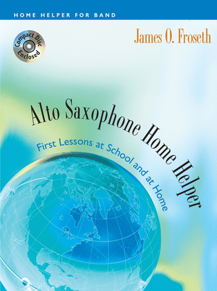 Book cover for Alto Saxophone Home Helper - Book with MP3s
