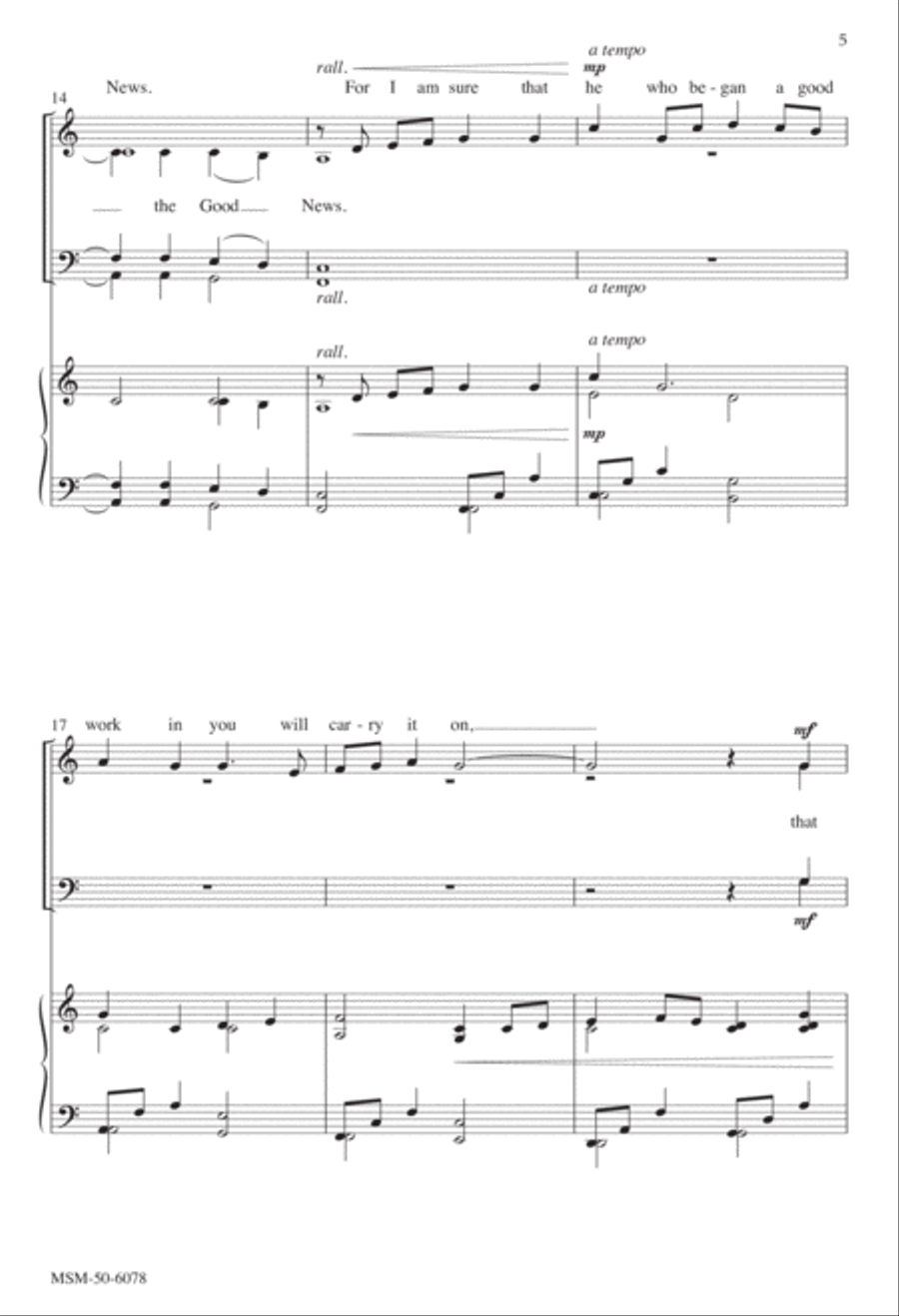 I Thank My God 4-Part scores gallery preview page 4