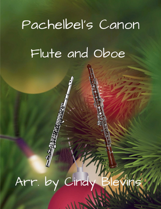 Book cover for Pachelbel's Canon, for Flute and Oboe Duet