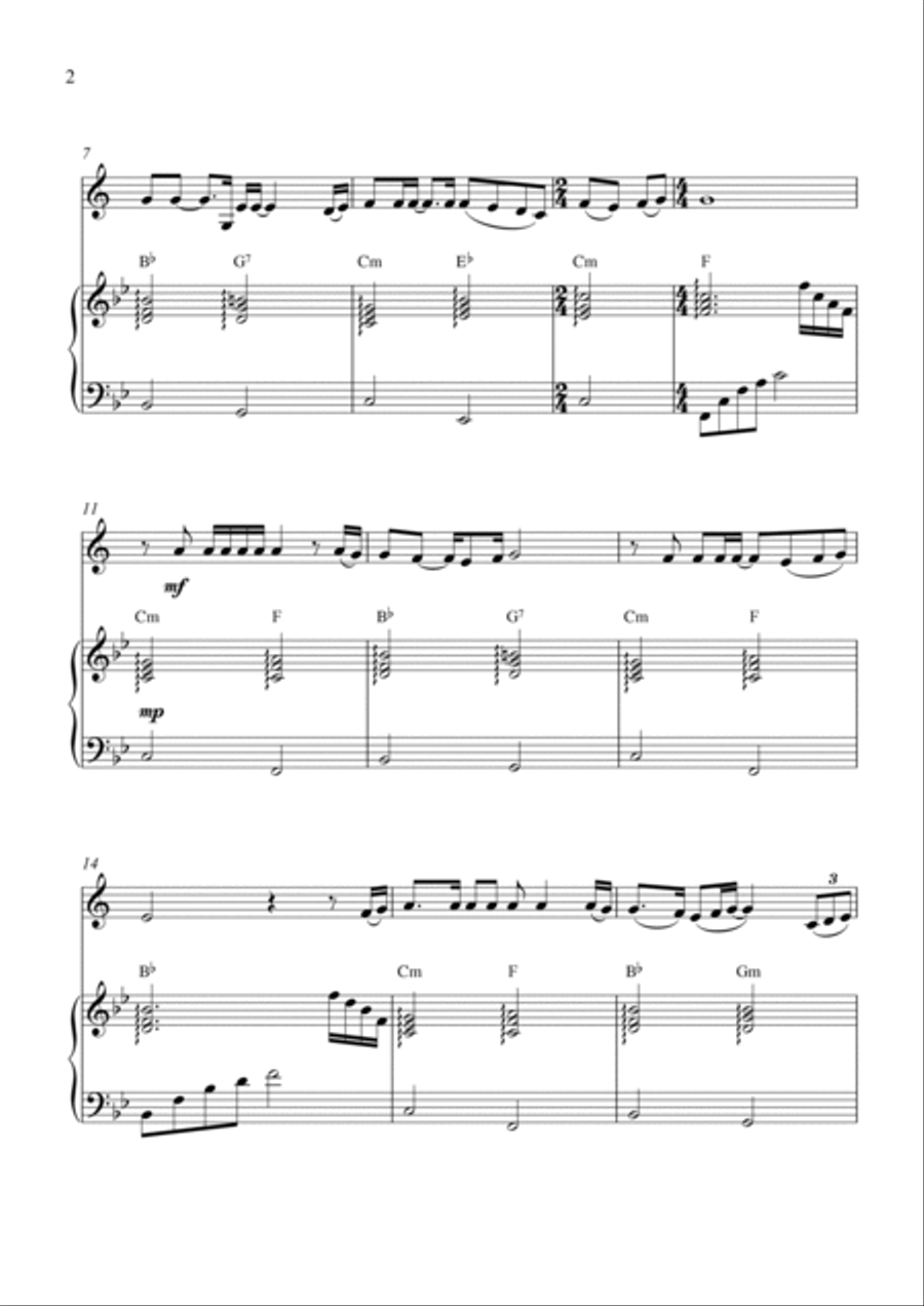 Torn Between Two Lovers B-Flat Trumpet scores gallery preview page 2