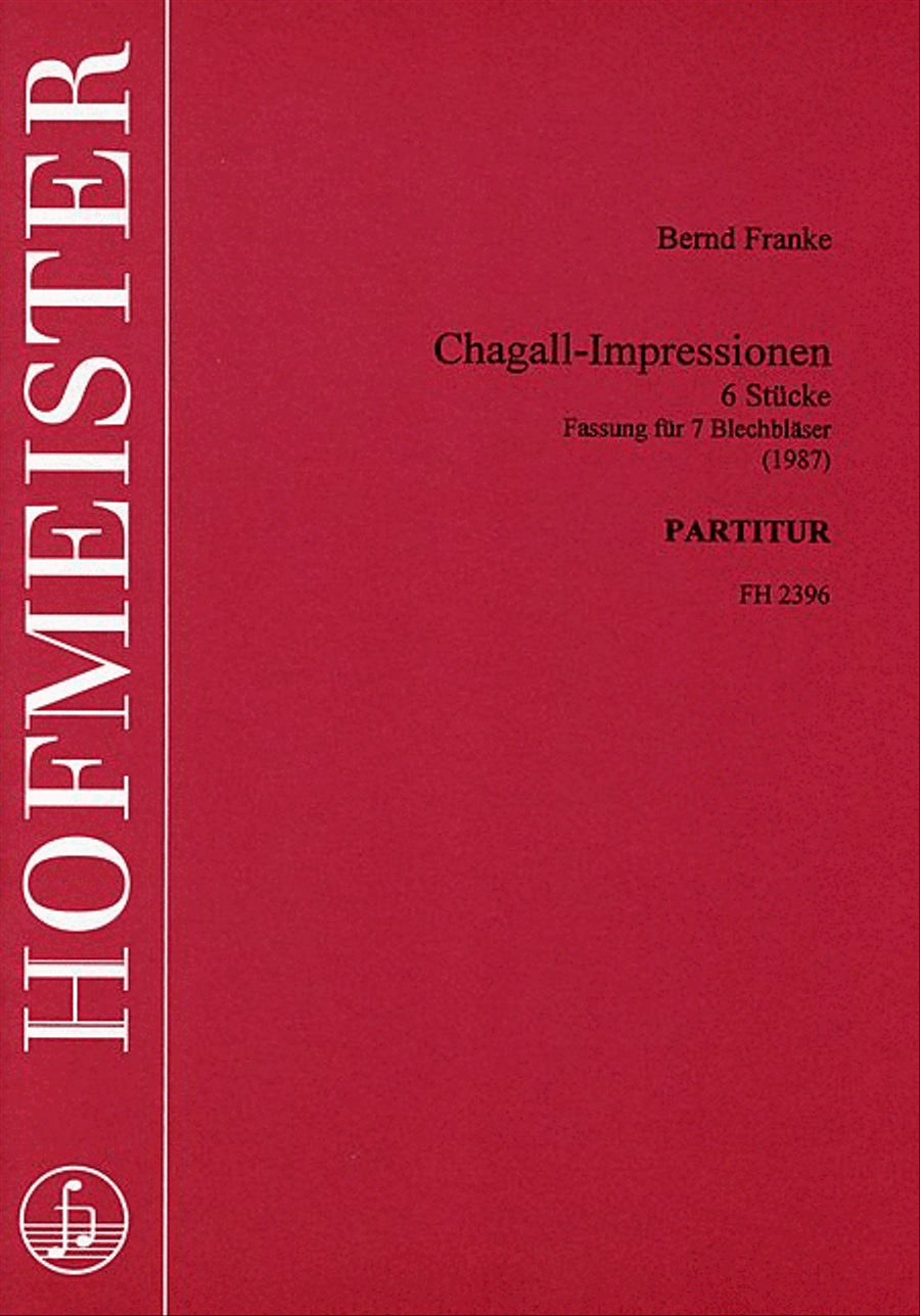 Chagall-Impressionen / Partitur Horn scores gallery preview page 1