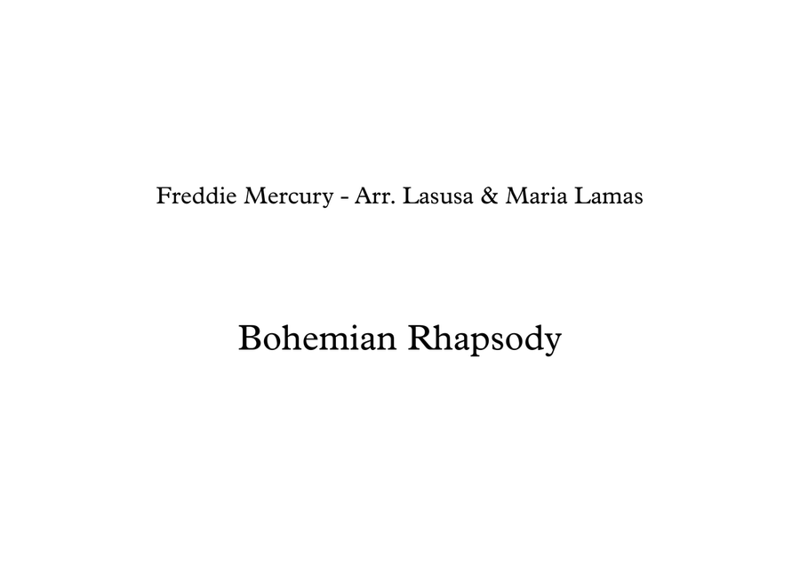 Bohemian Rhapsody Tenor Saxophone scores gallery preview page 1