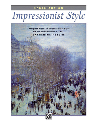 Book cover for Spotlight on Impressionist Style