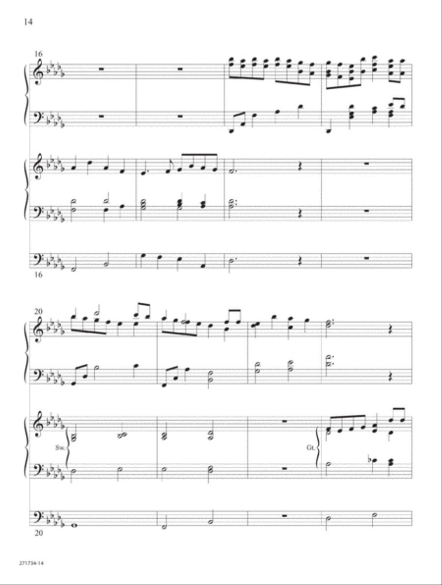 Grace So Amazing Organ scores gallery preview page 9