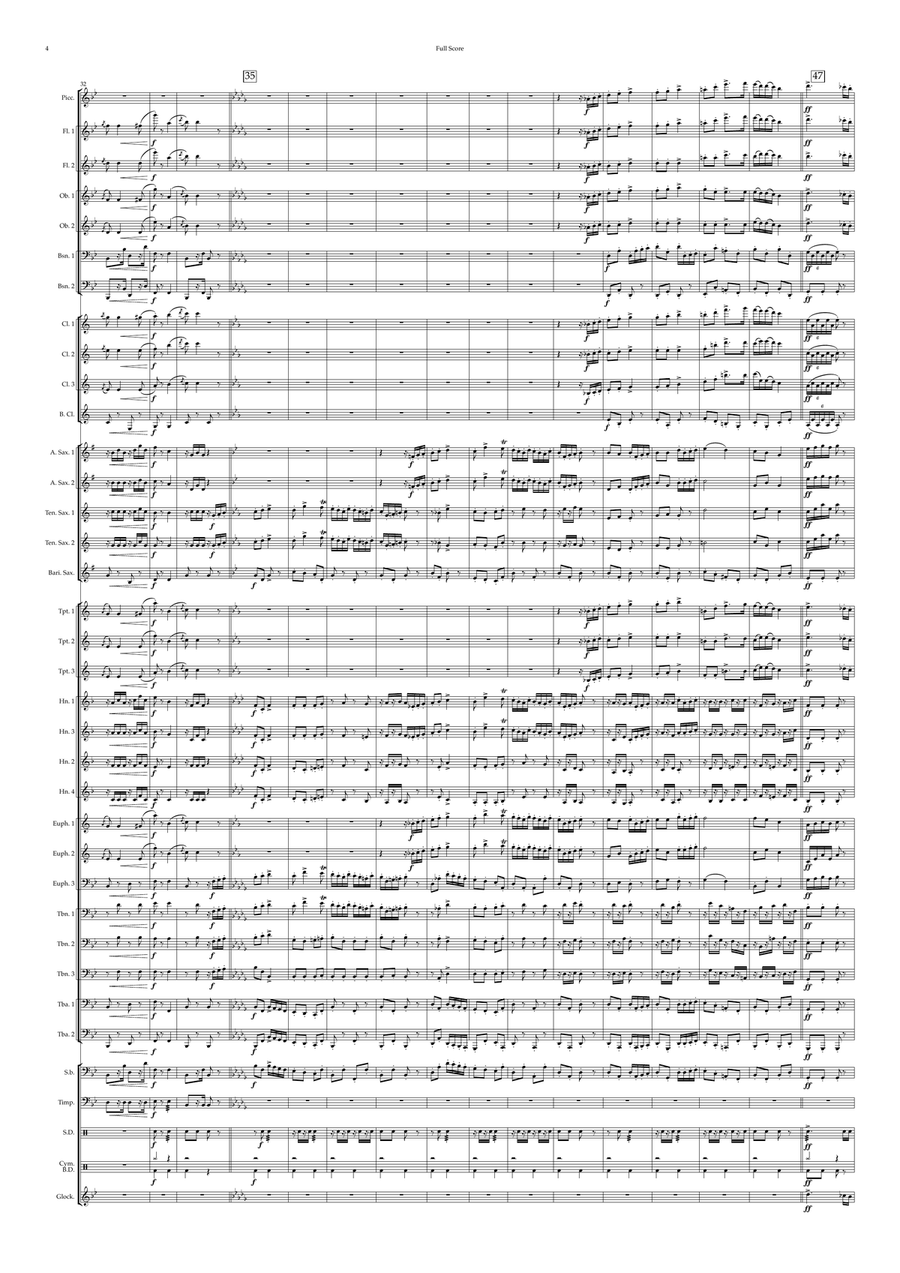 Hungarian Dance No.15 Hungarian Dance No.15 Concert Band scores gallery preview page 4