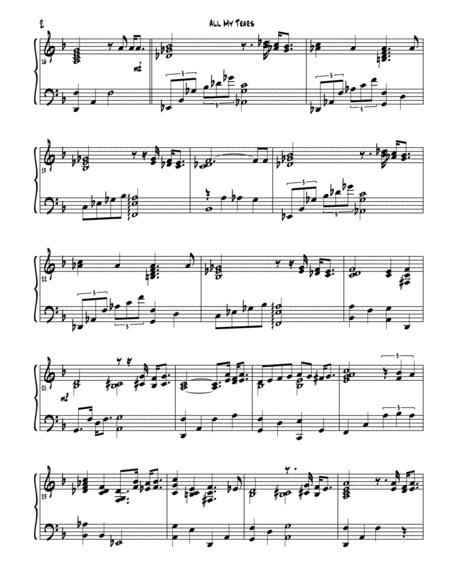 All My Tears (jazz piano solo)