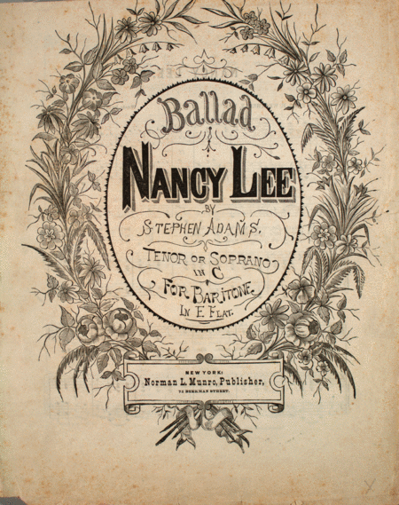 Ballad. Nancy Lee