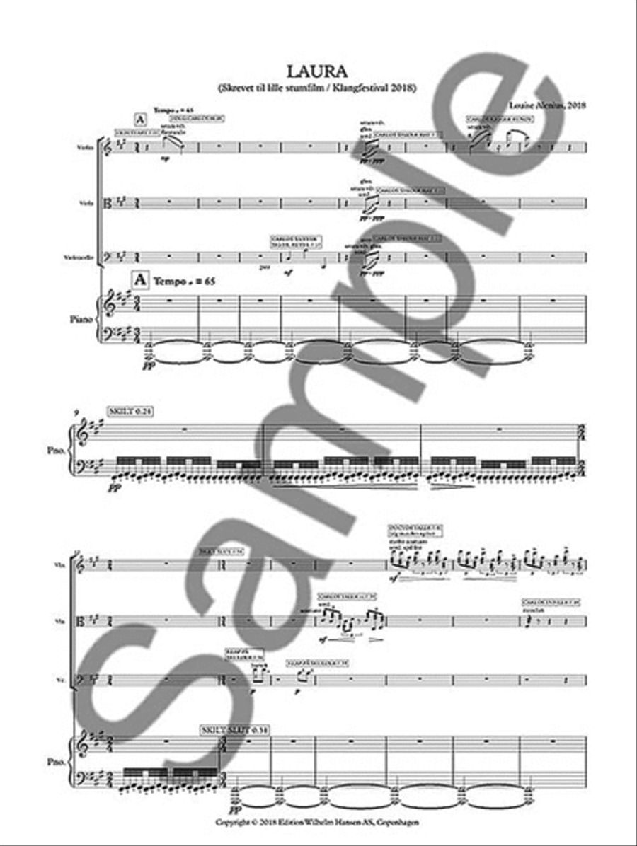 Laura Laura Piano Quartet scores gallery preview page 2
