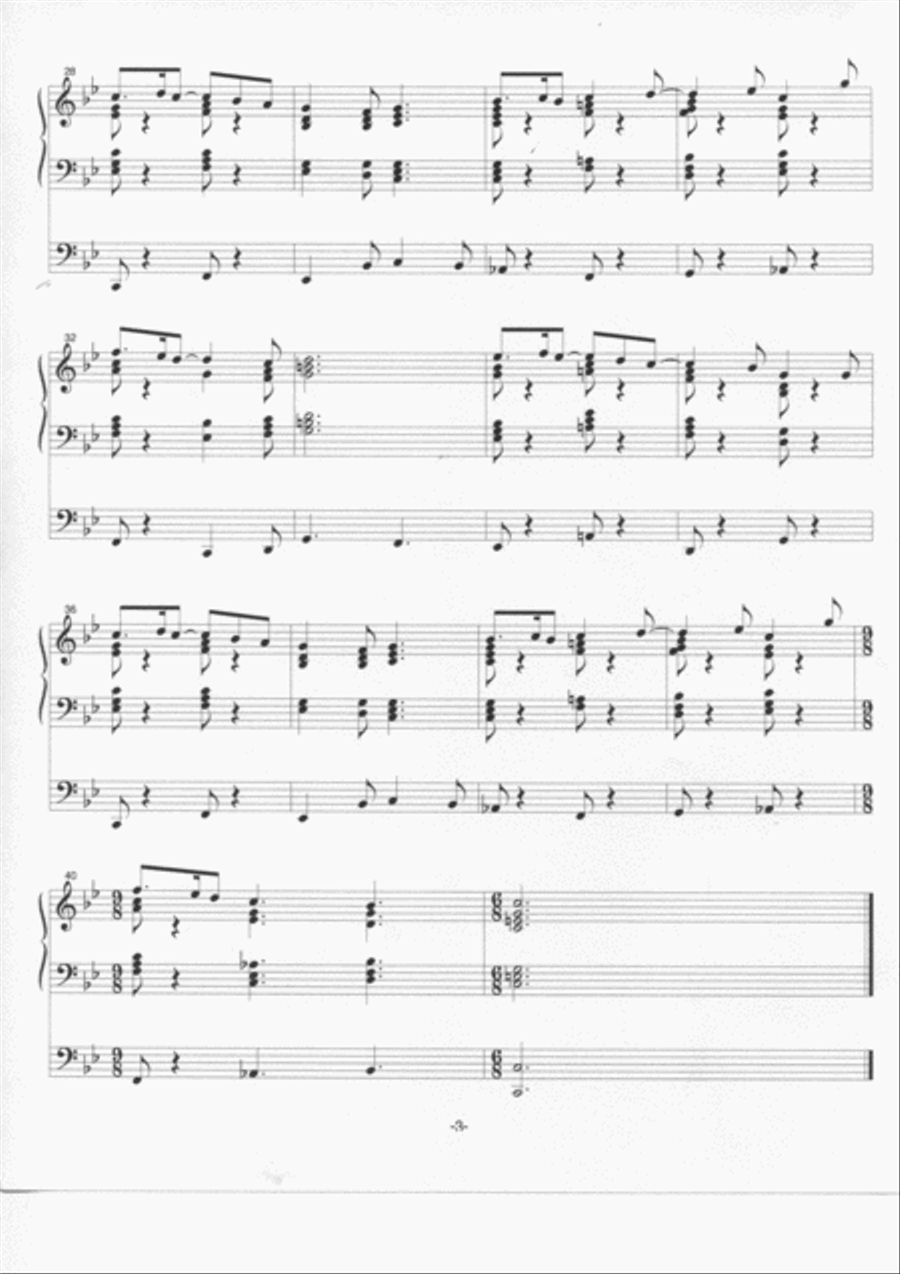Nine Hymn Preludes for Organ Organ Solo scores gallery preview page 4