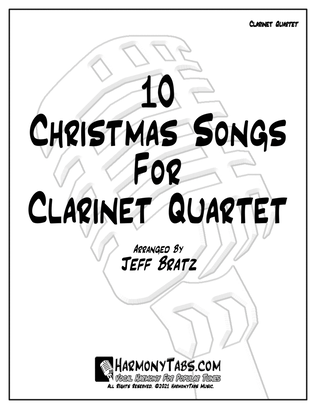 10 Christmas Songs For Clarinet Quartet