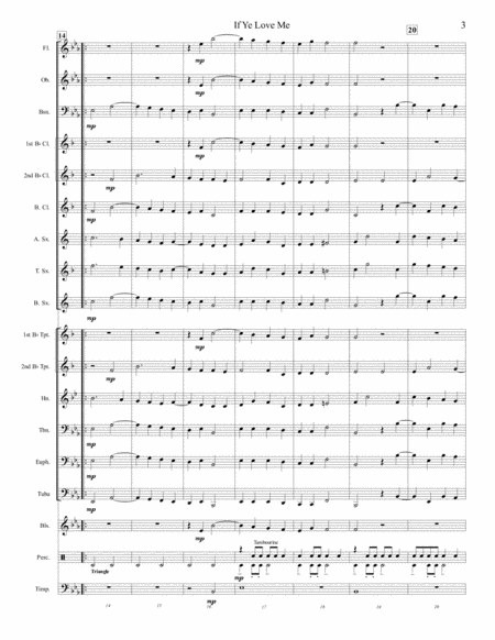 If Ye Love Me-Concert Band image number null