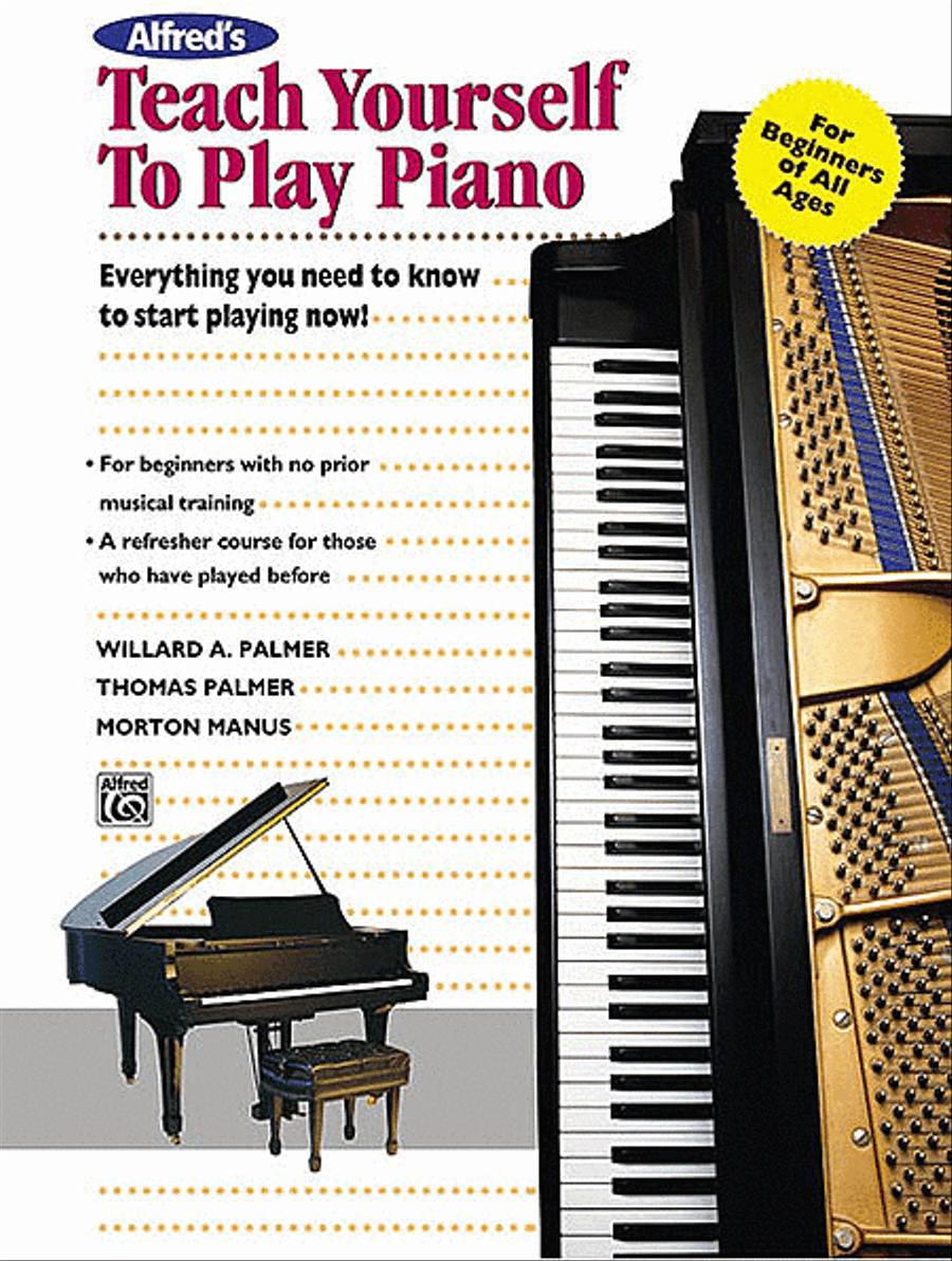 Alfred's Teach Yourself to Play Piano Piano Method scores gallery preview page 1