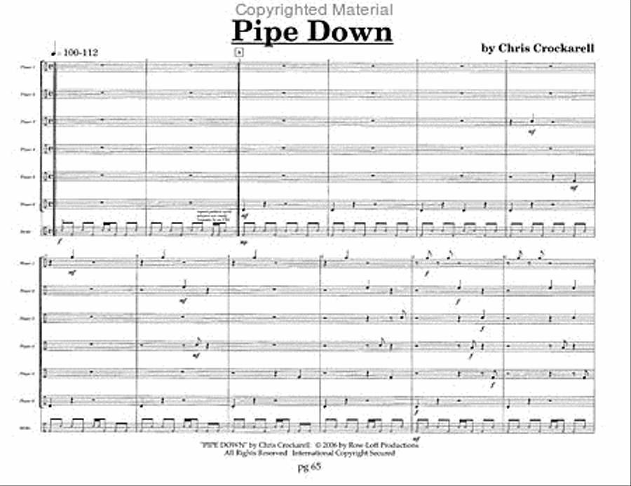 Noveltysicles - 8 Novelty Ensembles for 6 Young Percussionists Percussion Ensemble scores gallery preview page 18