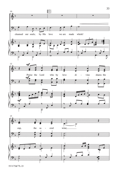 Behold the Lamb! - SATB Score with Performance CD image number null