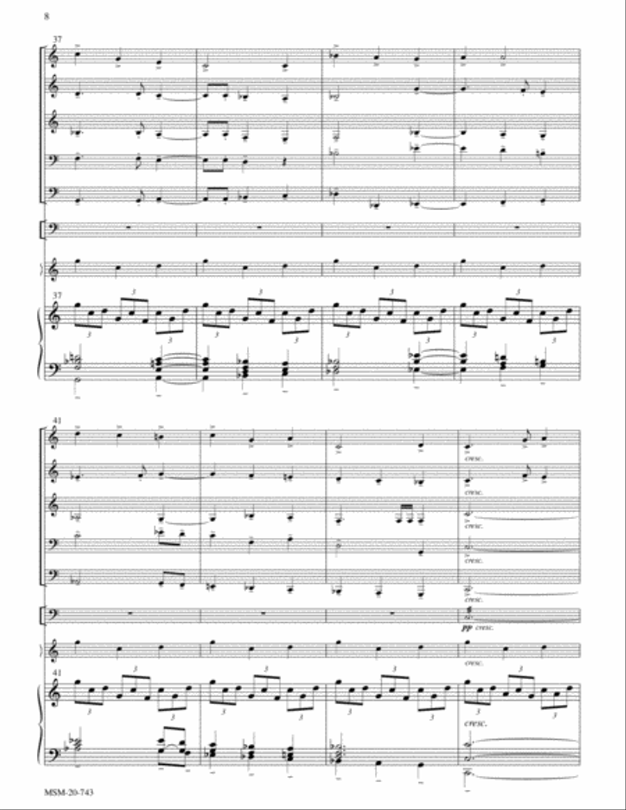 Abbot's Leigh Choir scores gallery preview page 6