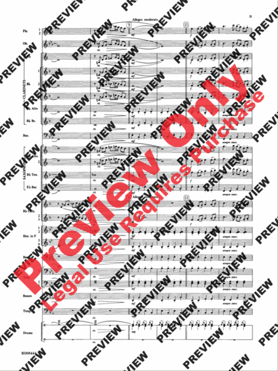 Lethbridge Overture Concert Band scores gallery preview page 4