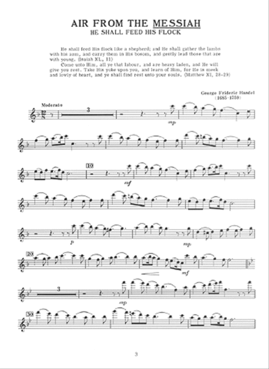 Sacred Solos for the Flute Volume 1