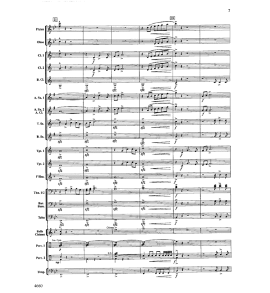 Tribute and Triumph Concert Band scores gallery preview page 6