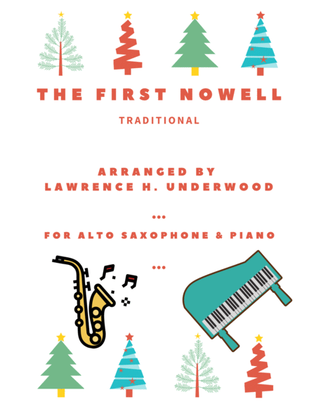 Book cover for The First Nowell for Solo Alto Saxophone