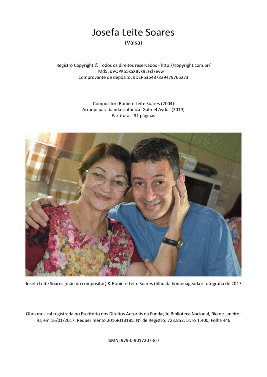 Josefa Leite Soares Josefa Leite Soares Full Orchestra scores gallery preview page 1