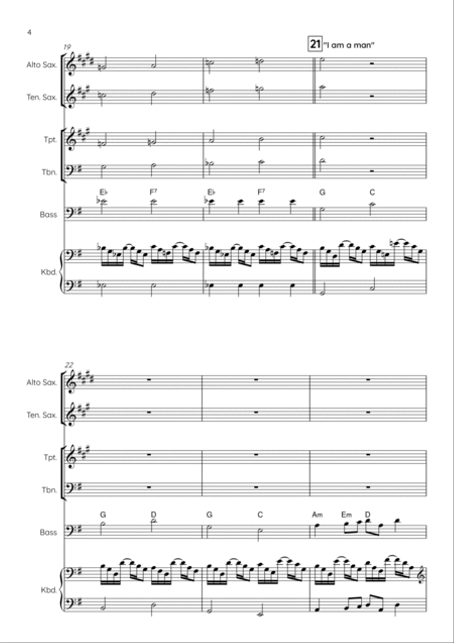 Glory Of Love Voice scores gallery preview page 6