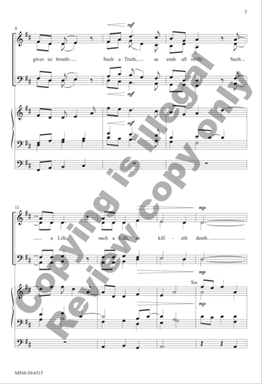 The Call 4-Part scores gallery preview page 3