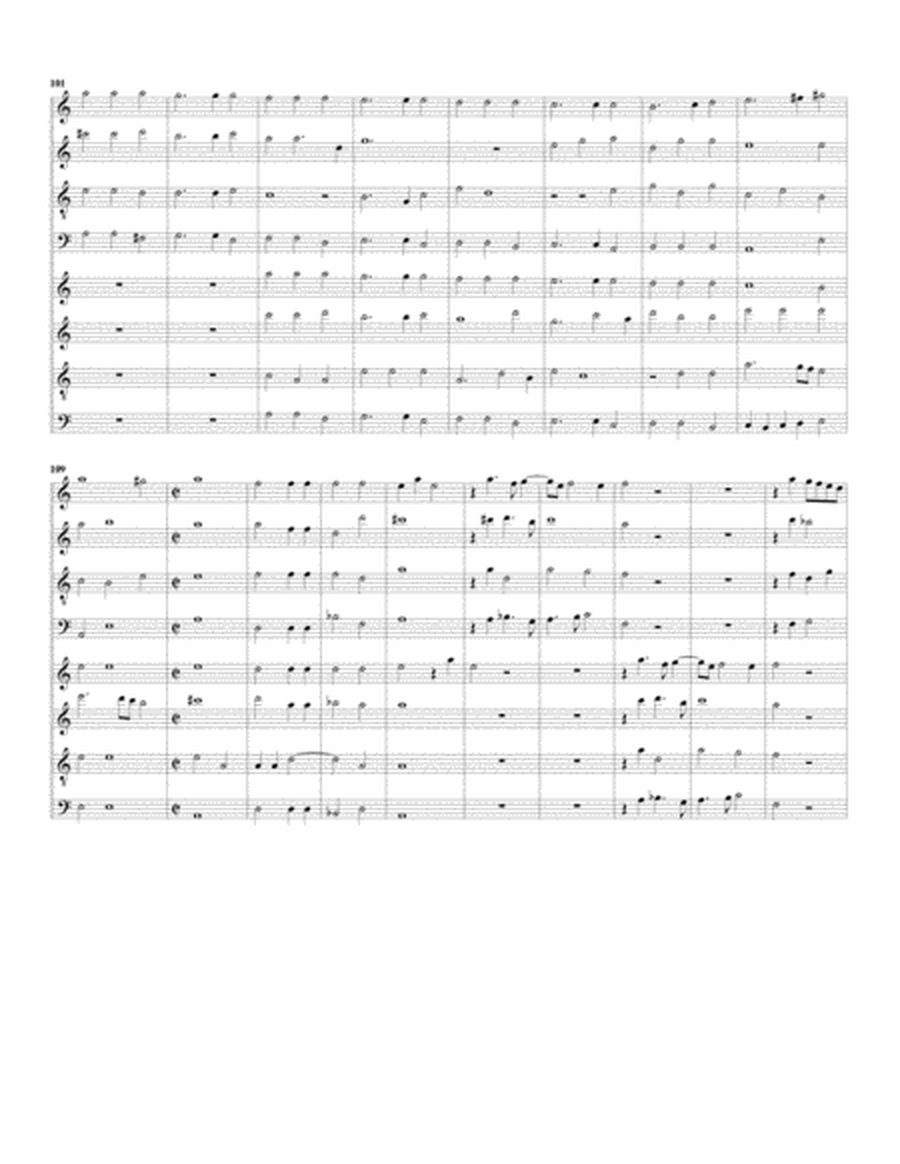Canzon no.30 a8 (1597) (arrangement for 8 recorders)