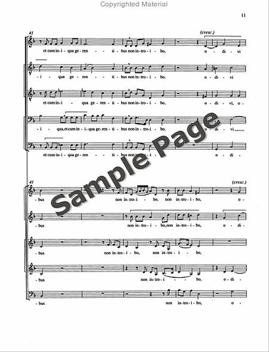 Judica me Judica me Mixed Choir scores gallery preview page 12