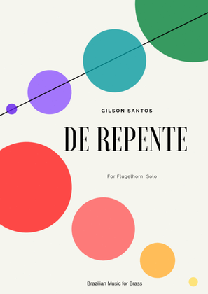 Book cover for DE REPENTE for Flugelhorn Solo