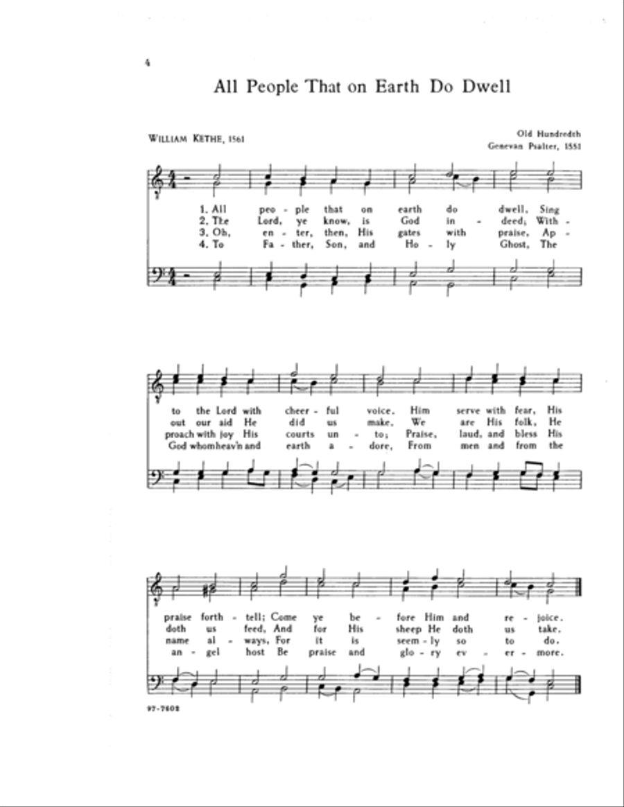 The TTBB Chorale Book, Vol. 1 TTBB scores gallery preview page 4