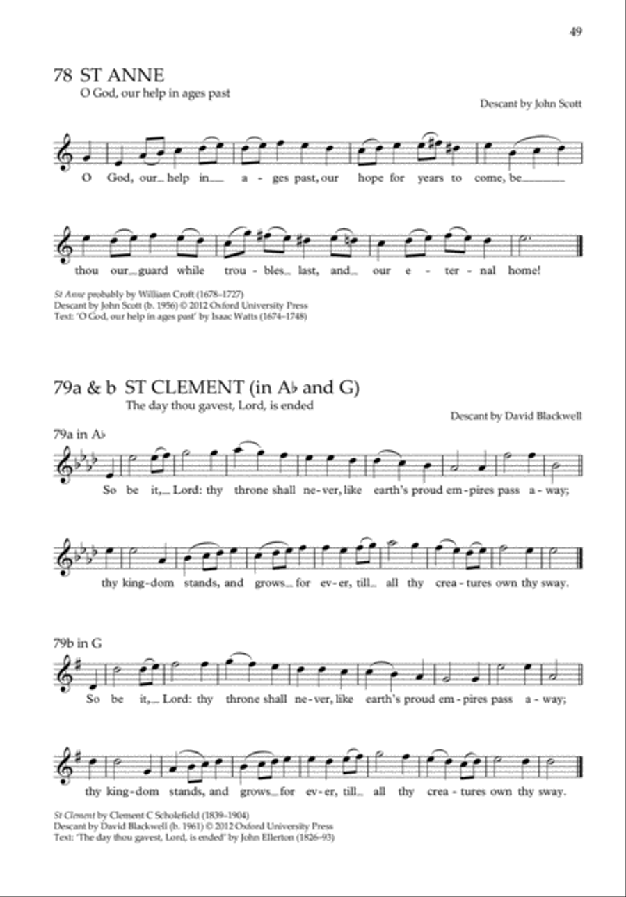 The Oxford Book of Descants 4-Part scores gallery preview page 10