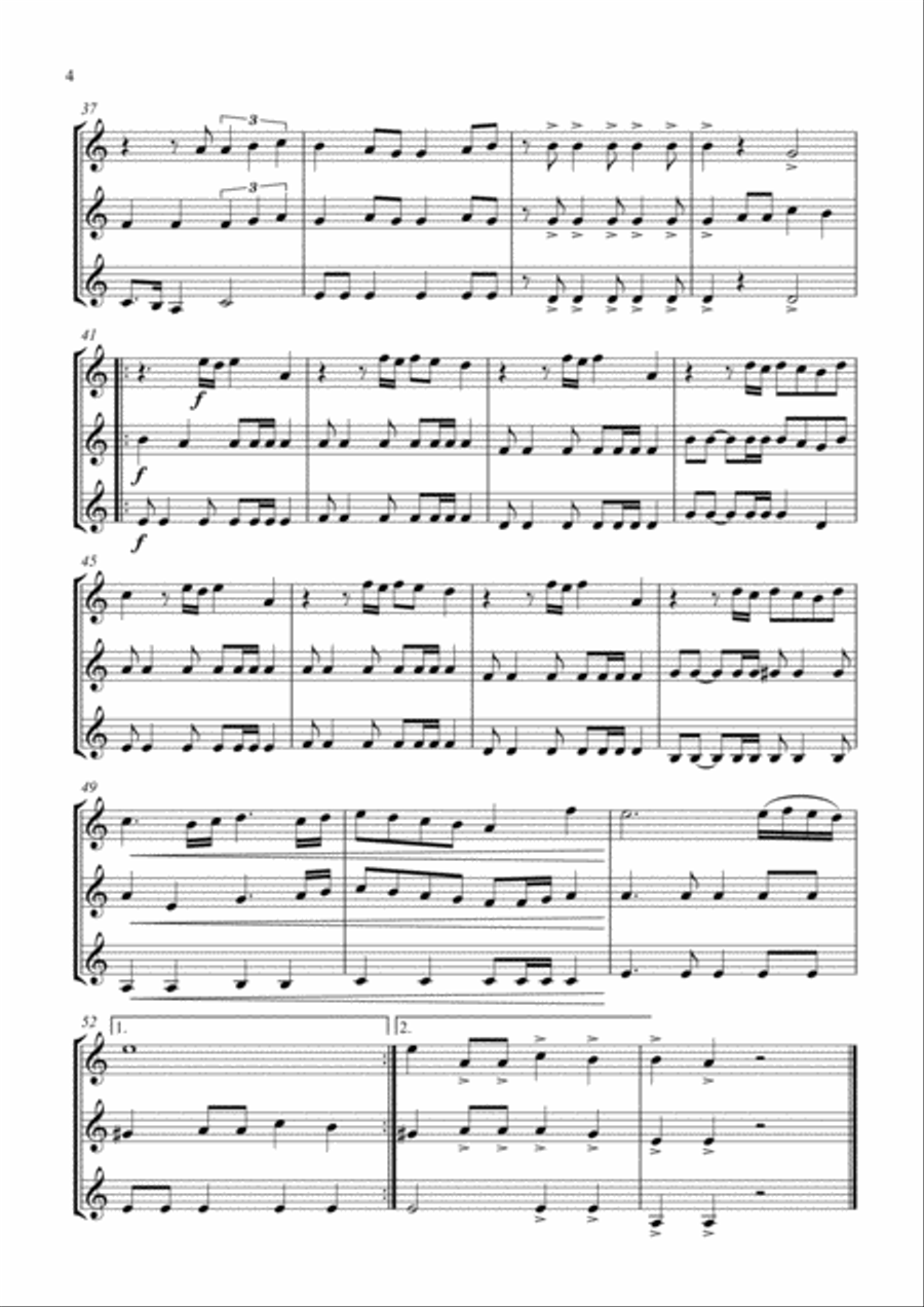 Final Countdown Brass Ensemble scores gallery preview page 4