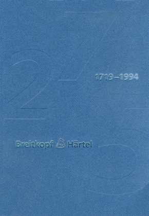 Breitkopf & Haertel 1719-1994