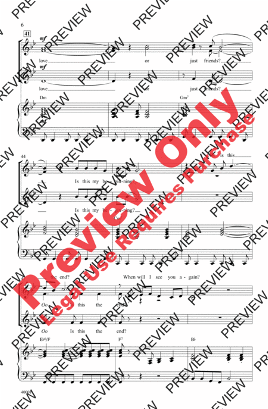 When Will I See You Again - SoundTrax CD (CD only) Choir scores gallery preview page 6