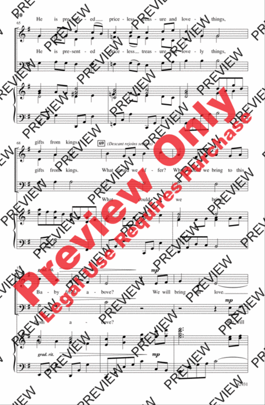 By Candlelight 2-Part scores gallery preview page 10