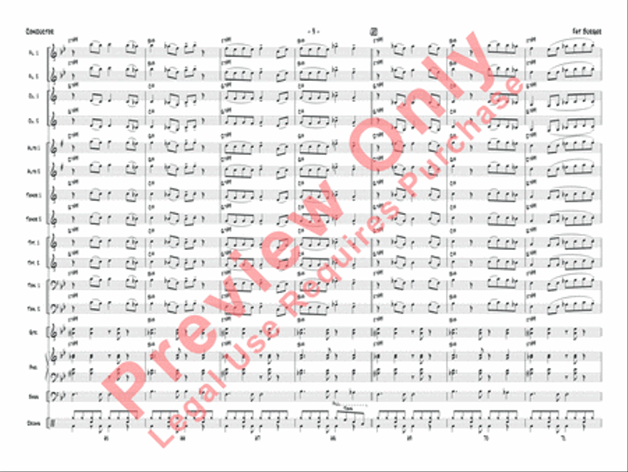 Fat Burger Jazz Ensemble scores gallery preview page 12