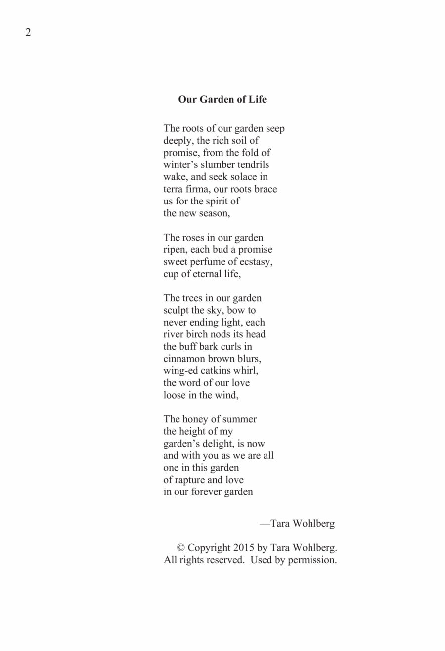 Our Garden of Life Our Garden of Life 4-Part scores gallery preview page 1