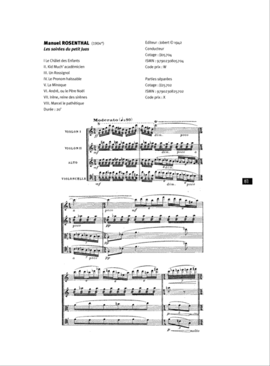 Les Soirees Du Petit Juas String Quartet scores gallery preview page 2