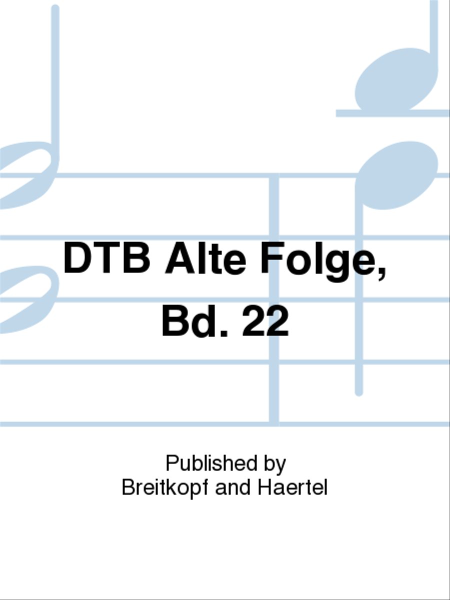 Denkmaeler der Tonkunst in Bayern (Alte Folge) School and Community scores gallery preview page 1
