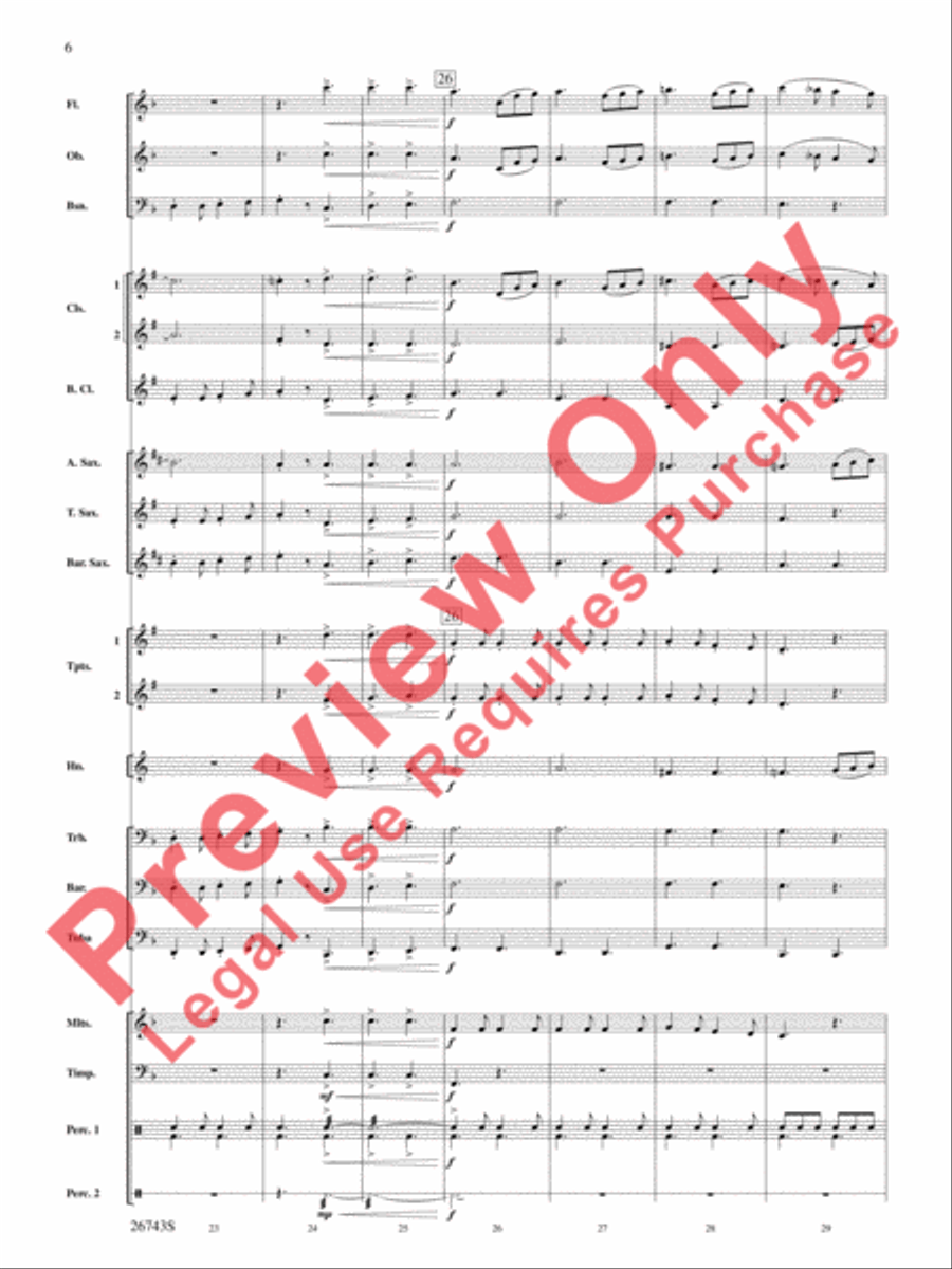 A Day at Disneyland A Day at Disneyland Concert Band scores gallery preview page 7