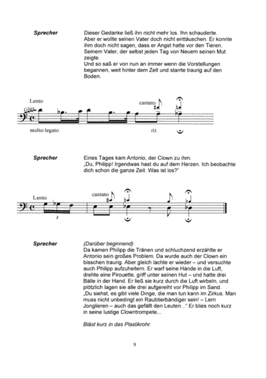 Die Geschichte von Philipp Trombone scores gallery preview page 8