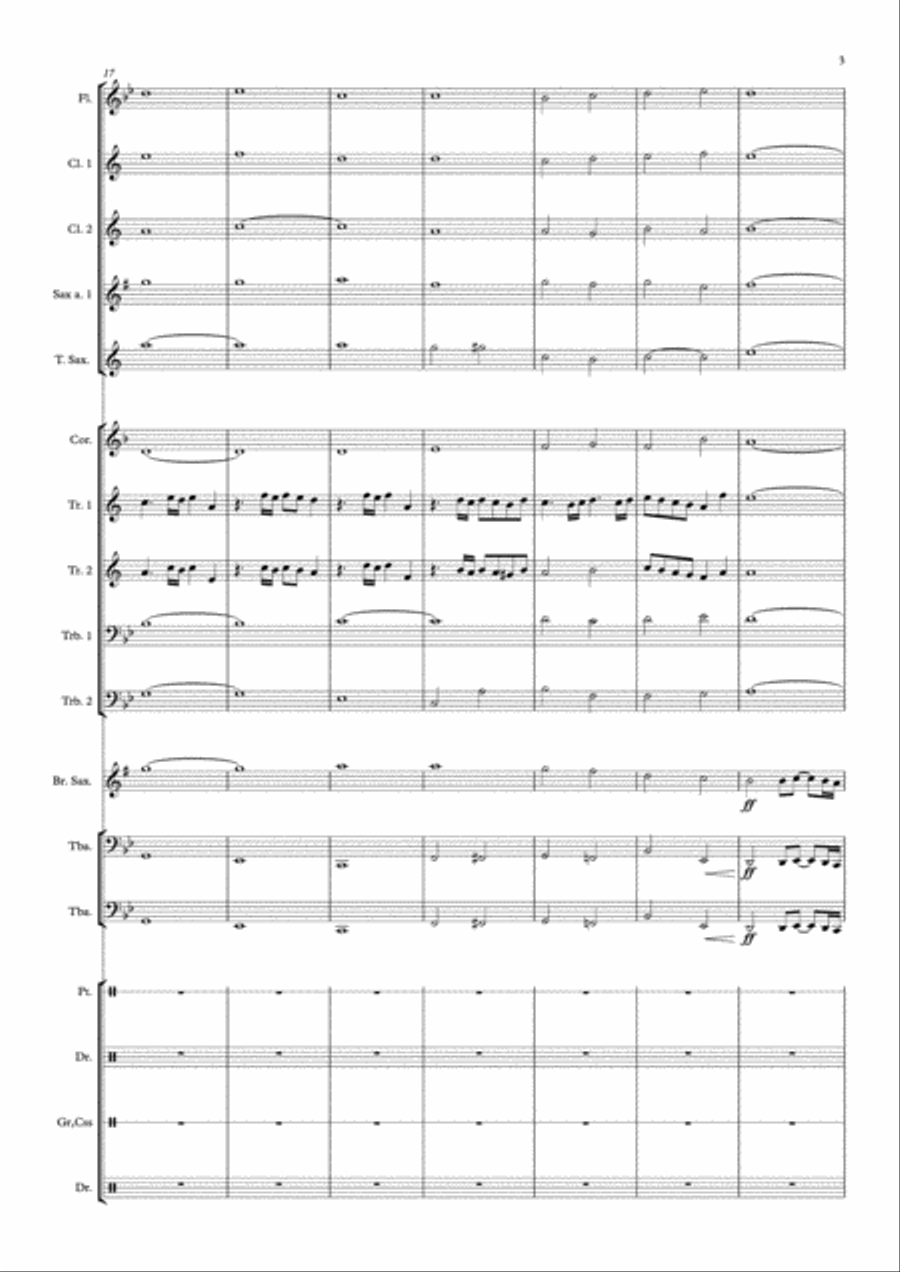 Final Countdown Concert Band scores gallery preview page 5