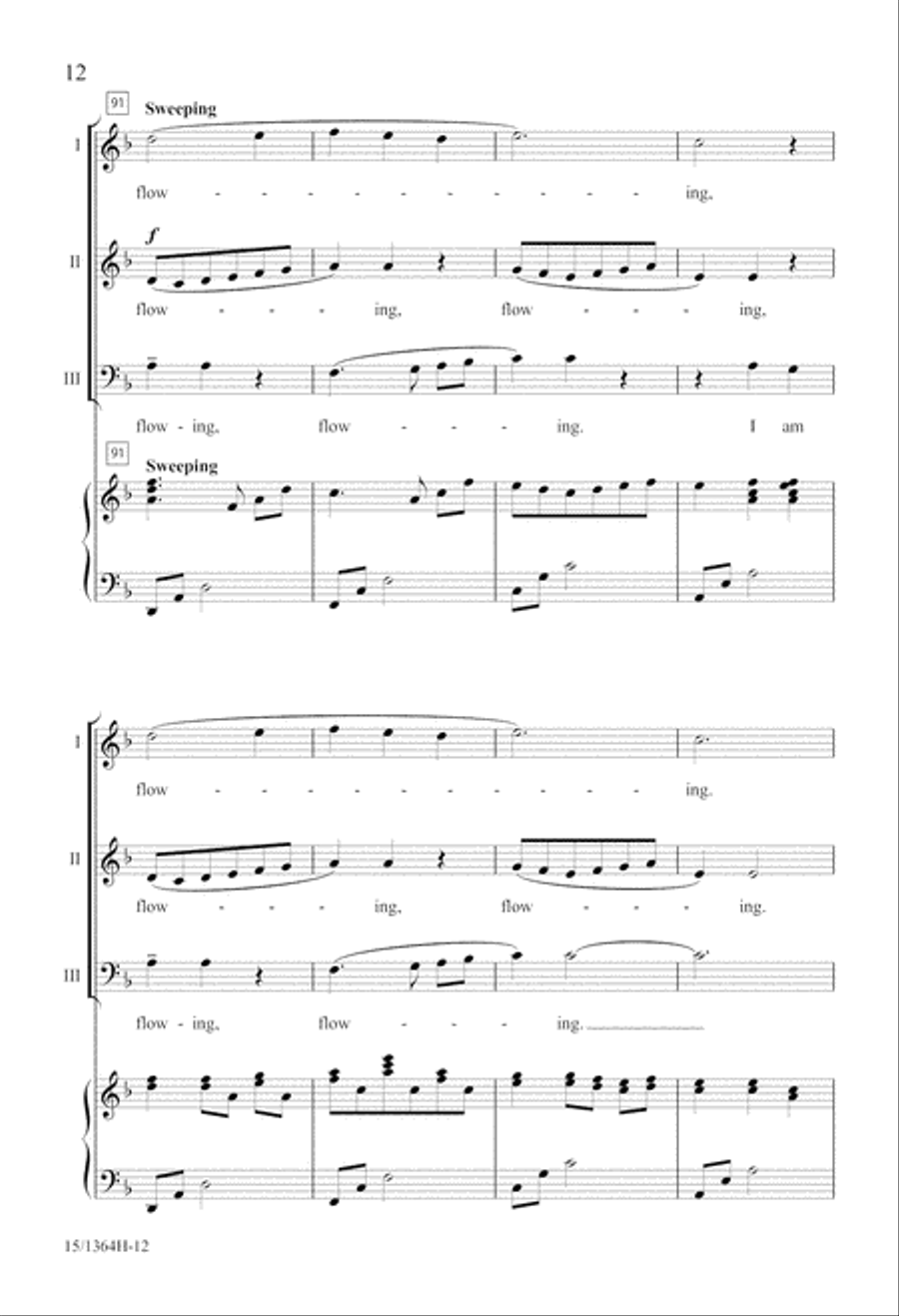 I Am the River 3-Part scores gallery preview page 13