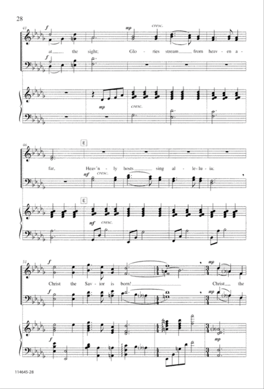 The Newborn King The Newborn King 4-Part scores gallery preview page 36