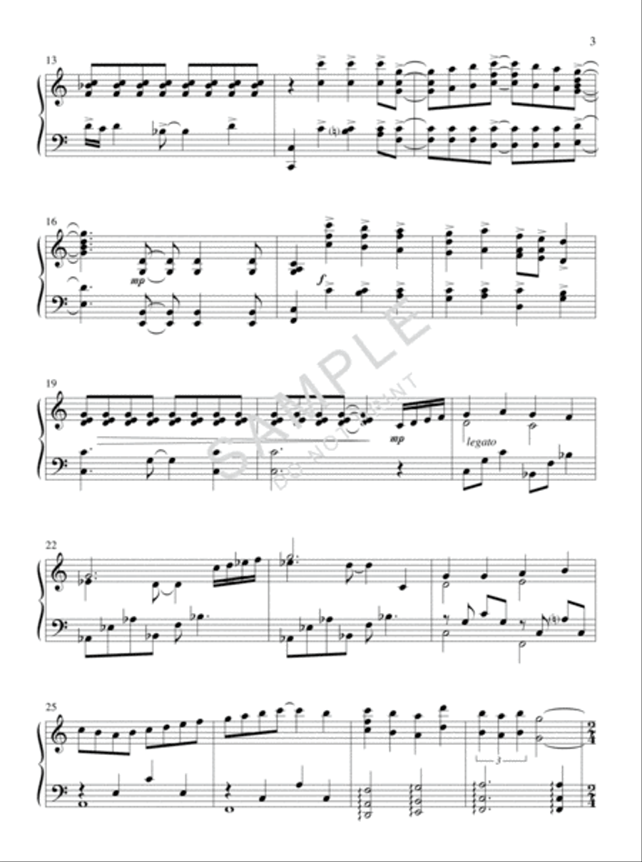 Eternal Praise Piano Solo scores gallery preview page 3