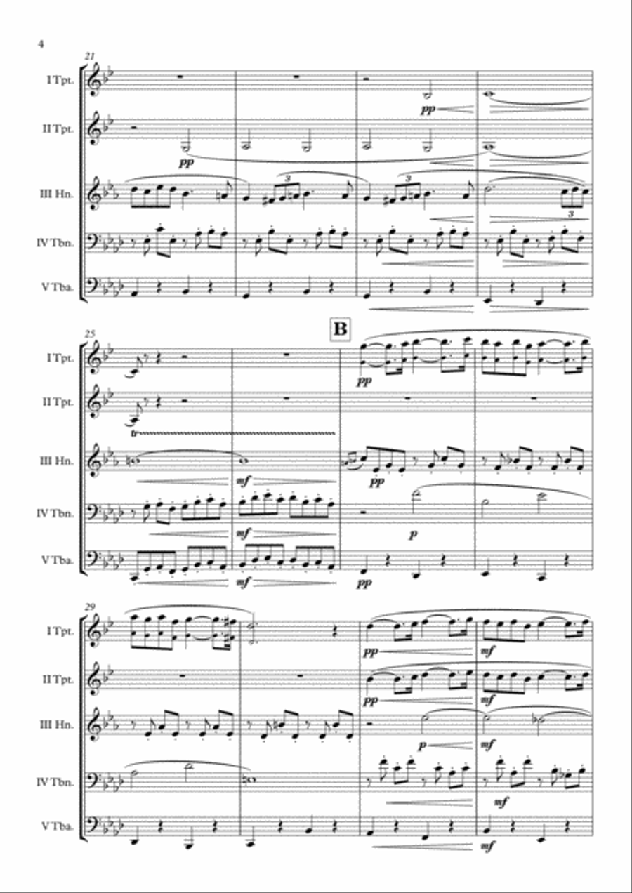 "Pavane op.50" (Brass Quintet) arr. Adrian Wagner image number null