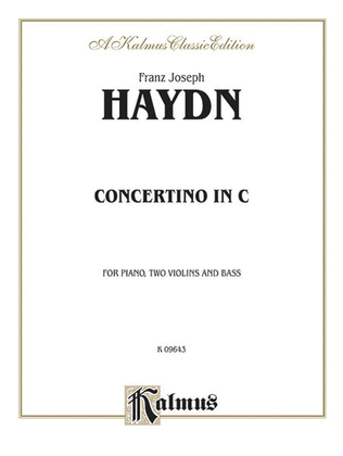 Book cover for Concertino in C Major